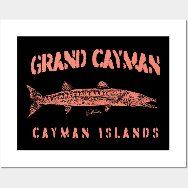 Grand Cayman, Cayman Islands, Great Barrucuda Wall Art by jcombs